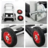 Folding Hand Trolley Cart with Wheels Adjustable Pull - SCS - Image 3