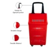60L Heavy Weight King Shopping Trolley Basket with wheels - SCS - Image 2