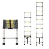 Aluminium Telescopic Ladder, 10 Steps Foldable Ladder
