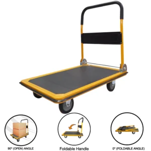 Metal Foldable Platform Trolley for Heavy Weight - SCS