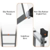 Portable & Compact Folding Aluminium Multipurpose Super Ladder - SCS - Image 4