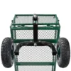 300 Kg Metal Dump Cart Jalli Type Trolley for Material Handling - SCS - Image 3