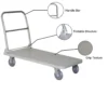 700kg Capacity Iron Foldable Platform Trolley with Powder Coating for Heavy Weight - SCS - Image 2