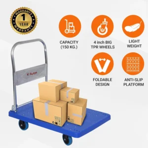 Plastic Foldable Platform Trolley for Heavy Weight - SCS