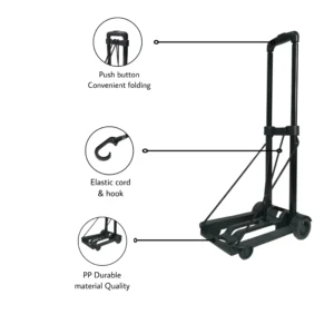 Folding Hand Trolley Cart with Wheels - SCS