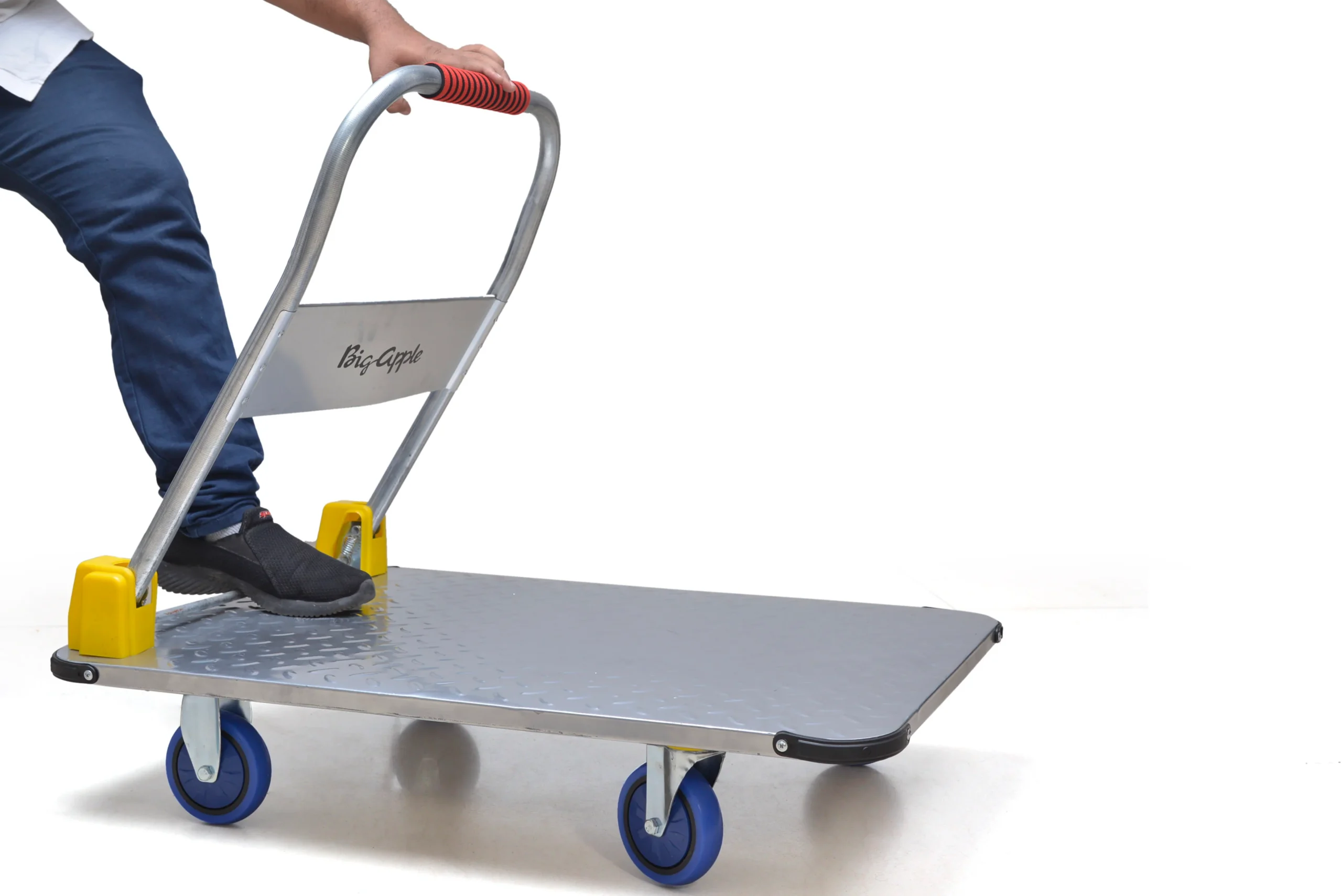 MS Foldable Platform Trolley with Powder Coating for Heavy Weight - SCS - Image 3